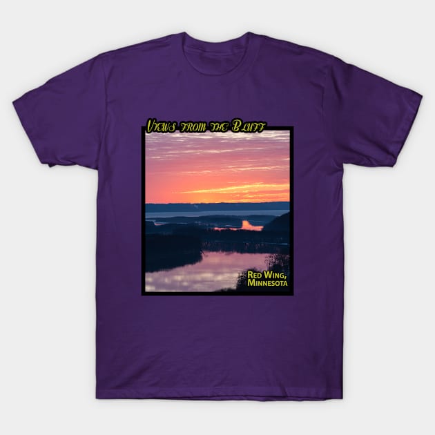 Morning Sky of Fiery Gold T-Shirt by The_Photographic_Storyteller